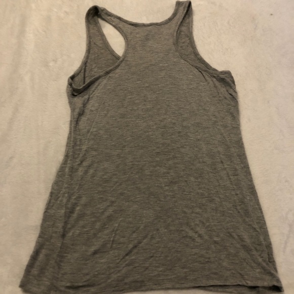 Grey Racerback Tank Top - Picture 2 of 2
